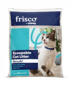 Frisco Multi-Cat Unscented Clumping Clay Cat Litter
