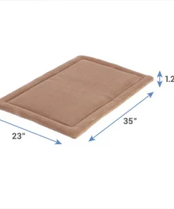 Frisco Micro Terry Dog Crate Mat, Taupe -Pet Food Gear Shop 104248 PT3. SY630 V1578440475