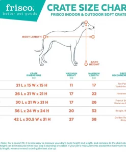Frisco Indoor & Outdoor 3-Door Collapsible Soft-Sided Dog & Small Pet Crate -Pet Food Gear Shop 105032 PT3. SY630 V1569017846