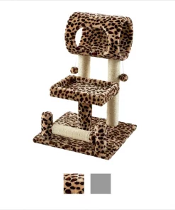 Frisco 28-in Faux Fur Cat Tree -Pet Food Gear Shop 105072 PT5. SY630 V1584453163