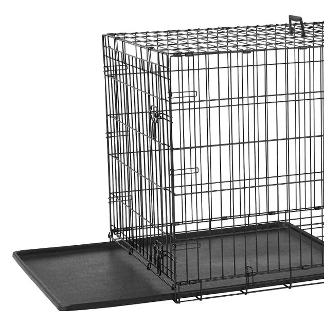 Frisco Heavy Duty Fold & Carry Single Door Collapsible Wire Dog Crate 6 Frisco Heavy Duty Fold & Carry Single Door Collapsible Wire Dog Crate - Image 4
