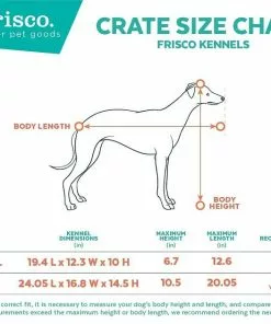 Frisco Two Door Top Load Plastic Dog & Cat Kennel -Pet Food Gear Shop 122090 PT2. SY630 V1645046182