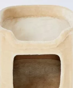 Frisco 24-in 2-Story Faux Fur Cat Condo -Pet Food Gear Shop 128083 PT2. SY630 V1584452521
