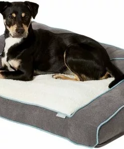 Frisco Plush Orthopedic Bolster Dog Bed w/Removable Cover -Pet Food Gear Shop 129509 PT4. SY630 V1578442715