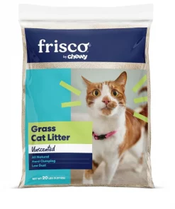 Frisco Natural Unscented Clumping Grass Cat Litter