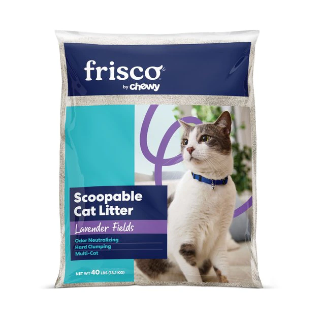 Frisco Lavender Fields Scented Clumping Clay Cat Litter, 40-lb bag 3 Frisco Lavender Fields Scented Clumping Clay Cat Litter, 40-lb bag
