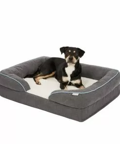 Frisco Plush Orthopedic Front Bolster Cat & Dog Bed w/Removable Cover 11 Frisco Plush Orthopedic Front Bolster Cat & Dog Bed w/Removable Cover -Pet Food Gear Shop 144861 PT4. SY630 V1650096094