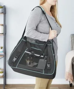 Frisco Basic Dog & Cat Carrier Bag, Black