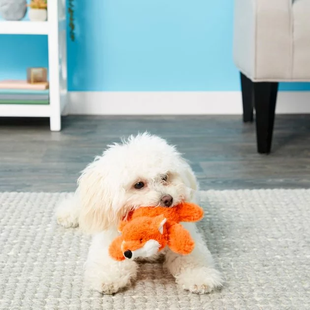 Frisco Plush Squeaking Fox Dog Toy 4 Frisco Plush Squeaking Fox Dog Toy - Image 2