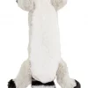 Frisco Skinny Plush Squeaking Raccoon Dog Toy