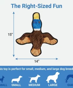 Frisco Flat Plush Squeaking Duck Dog Toy -Pet Food Gear Shop 147069 PT1. SY630 V1589221377