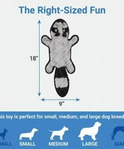 Frisco Flat Plush Squeaking Raccoon Dog Toy 6 Frisco Flat Plush Squeaking Raccoon Dog Toy -Pet Food Gear Shop 147071 PT1. SY630 V1589221357