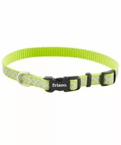 Frisco Patterned Polyester Reflective Dog Collar -Pet Food Gear Shop 151018 PT3. SY630 V1620170398