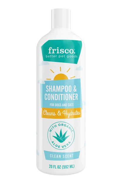 Frisco 2-in-1 Dog & Cat Shampoo & Conditioner, Clean Scent 3 Frisco 2-in-1 Dog & Cat Shampoo & Conditioner, Clean Scent