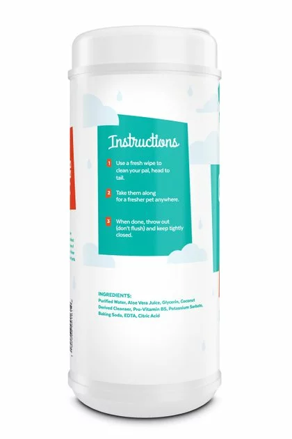 Frisco Hypoallergenic Waterless Grooming Wipes with Aloe for Dogs & Cats, Unscented, 50 count 5 Frisco Hypoallergenic Waterless Grooming Wipes with Aloe for Dogs & Cats, Unscented, 50 count - Image 3