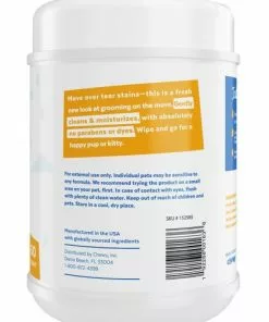 Frisco Moisturizing Tear Stain Wipes with Aloe for Dogs & Cats -Pet Food Gear Shop 152585 PT2. SY630 V1551302980