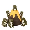 Frisco Hide & Seek Plush Volcano Puzzle Dog Toy -Pet Food Gear Shop 152810 Main. SY630 V1549654775