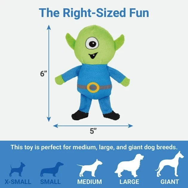 Frisco Hide & Seek Plush Flying Saucer Puzzle Dog Toy Refills, 3-pack 4 Frisco Hide & Seek Plush Flying Saucer Puzzle Dog Toy Refills, 3-pack - Image 2