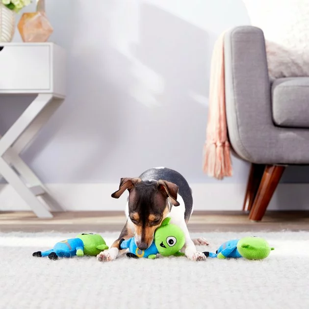 Frisco Hide & Seek Plush Flying Saucer Puzzle Dog Toy Refills, 3-pack 5 Frisco Hide & Seek Plush Flying Saucer Puzzle Dog Toy Refills, 3-pack - Image 3