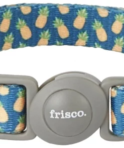 Frisco Pineapple Polyester Breakaway Cat Collar with Bell