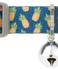 Frisco Pineapple Polyester Breakaway Cat Collar with Bell -Pet Food Gear Shop 153158 PT2. SY630 V1568380069