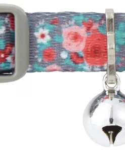 Frisco Rose Polyester Breakaway Cat Collar with Bell -Pet Food Gear Shop 153160 PT2. SY630 V1568380029