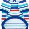 Frisco Striped Dog & Cat Polo Shirt, Red & Blue -Pet Food Gear Shop 153589 MAIN. SY630 V1624902458