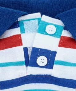 Frisco Striped Dog & Cat Polo Shirt, Red & Blue -Pet Food Gear Shop 153589 PT5. SY630 V1624902156