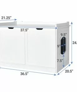 Frisco Decorative Bench Cat Litter Box Cover -Pet Food Gear Shop 156788 PT3. SY630 V1570480071