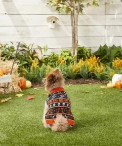 Frisco Halloween Fair Isle Dog & Cat Sweater -Pet Food Gear Shop 158893 PT3. SY630 V1567176238