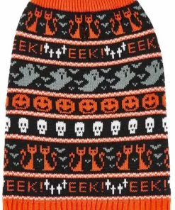 Frisco Halloween Fair Isle Dog & Cat Sweater -Pet Food Gear Shop 158893 PT5. SY630 V1567179432