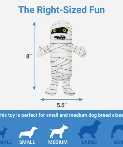 Frisco Halloween Living Dead Monsters Plush Squeaky Dog Toy, 3 count -Pet Food Gear Shop 161345 PT1. SY630 V1563230367