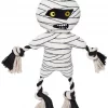 Frisco Mummy Plush with Rope Squeaky Dog Toy
