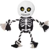 Frisco Halloween Skeleton Plush with Rope Squeaky Dog Toy