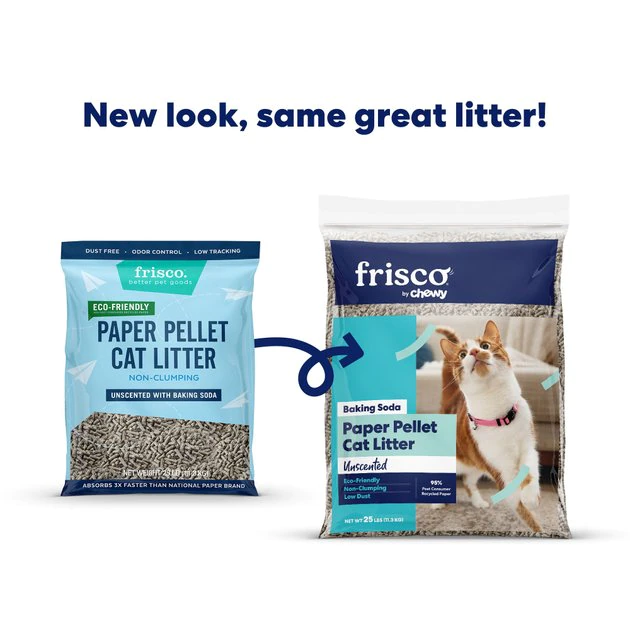 Frisco Unscented Non-Clumping Recycled Paper Cat Litter 4 Frisco Unscented Non-Clumping Recycled Paper Cat Litter - Image 2