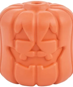 Frisco Halloween Pumpkin Rubber Treat Dispenser Dog Toy