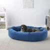 Frisco Velvet Round Bolster Dog Bed w/Removable Cover -Pet Food Gear Shop 165319 Main. SY630 V1568211780