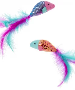 Frisco Sparkle Fish Cat Toy with Catnip, 2-Pack