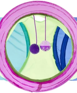 Frisco Peek-a-Boo Cat Chute Cat Toy, Colorful Tri-Tunnel -Pet Food Gear Shop 166382 PT2. SY630 V1573675552