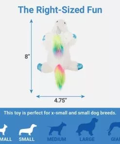 Frisco Mythical Mates Plush Squeaking Unicorn Dog Toy -Pet Food Gear Shop 174689 PT1. SY630 V1574719127