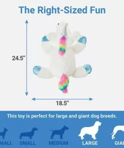 Frisco Plush Squeaking Jumbo Unicorn Dog Toy 6 Frisco Plush Squeaking Jumbo Unicorn Dog Toy -Pet Food Gear Shop 174691 PT1. SY630 V1574719128