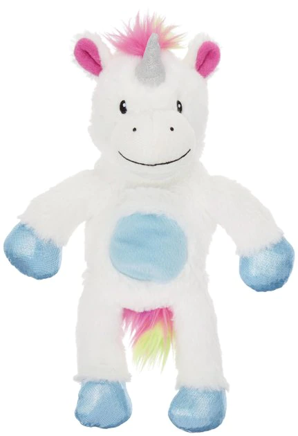 Frisco Plush with Inside Rope Squeaking Unicorn Dog Toy 3 Frisco Plush with Inside Rope Squeaking Unicorn Dog Toy