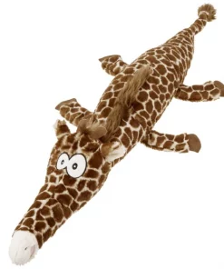 Frisco Wagazoo Plush Squeaking Giraffe Dog Toy