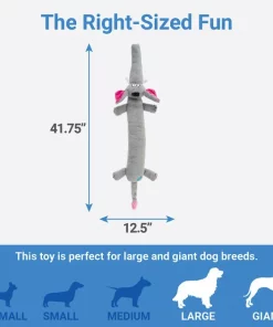 Frisco Wagazoo Plush Squeaking Elephant Dog Toy -Pet Food Gear Shop 174749 PT1. SY630 V1574718780