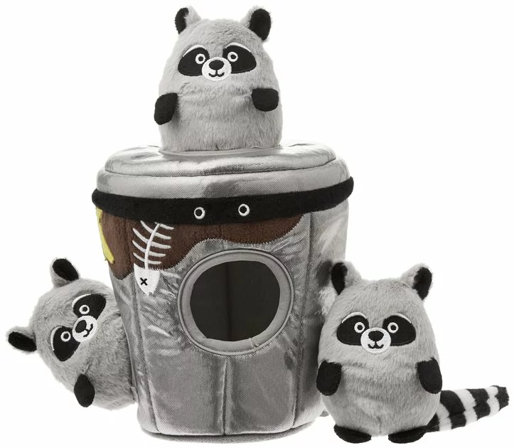 Frisco Hide & Seek Plush Trash Can Puzzle Dog Toy 3 Frisco Hide & Seek Plush Trash Can Puzzle Dog Toy