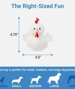 Frisco Hide & Seek Chicken Dog Toy Refills, 3-pack -Pet Food Gear Shop 174764 PT1. SY630 V1574718787