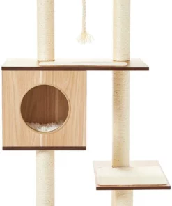 Frisco 47.5-in Modern Cat Tree & Condo -Pet Food Gear Shop 177904 PT3. SY630 V1584452582