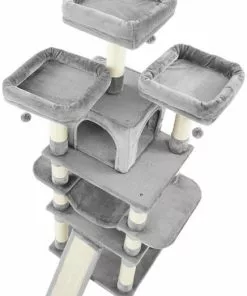 Frisco 68-in Faux Fur Cat Tree & Condo -Pet Food Gear Shop 180383 PT4. SY630 V1584453192