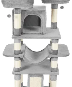 Frisco 68-in Faux Fur Cat Tree & Condo -Pet Food Gear Shop 180383 PT6. SY630 V1584453367