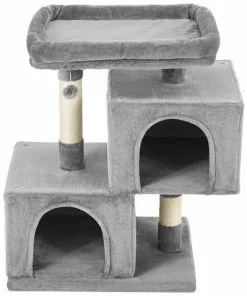 Frisco 33-in Faux Fur Cat Tree & Condo -Pet Food Gear Shop 180389 PT2. SY630 V1584452426